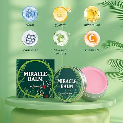 Miracle Balm — Soothing Joint Cream for Back, Hands, Feet & Body