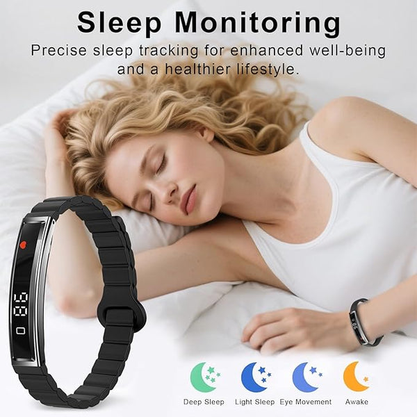 Smart Bracelet for Women | Fitness Tracker with Heart Rate & Sleep Monitor