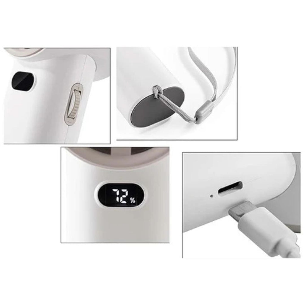 Handheld Foldable Digital Mist Fan