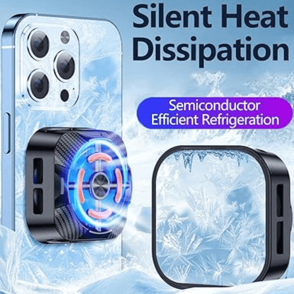 Mobile Phone Cooling Fan - RGB Gaming Radiator for iPhone and Android (UAE Fast Delivery)