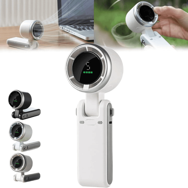 Pocket Sized 3-in-1 Turbo Fan - Rechargeable Portable Mini Fan (UAE Fast Delivery)