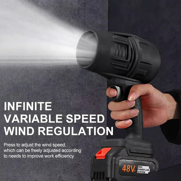 Jet Blower with Charger (2 Battery) - Cordless Turbo Car Cleaner