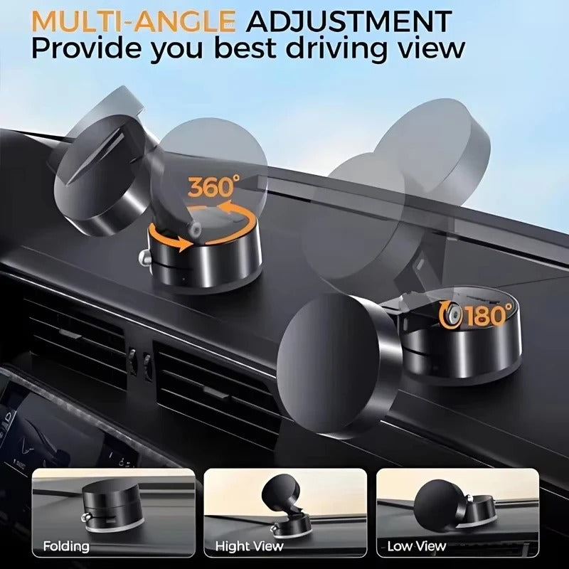 Foldable Vacuum Magnetic Car Phone Holder