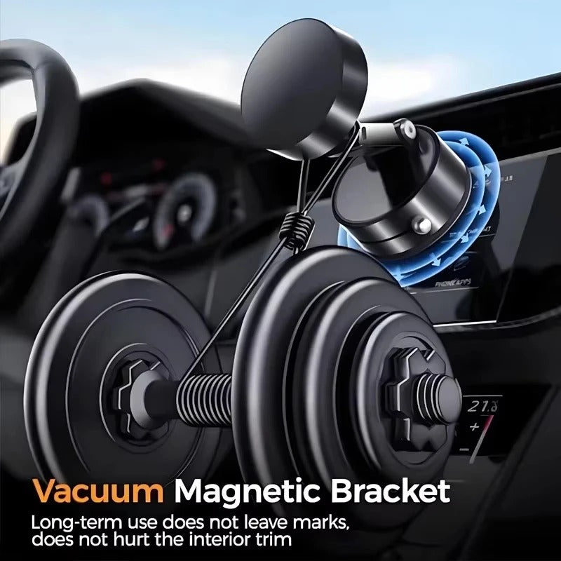 Foldable Vacuum Magnetic Car Phone Holder