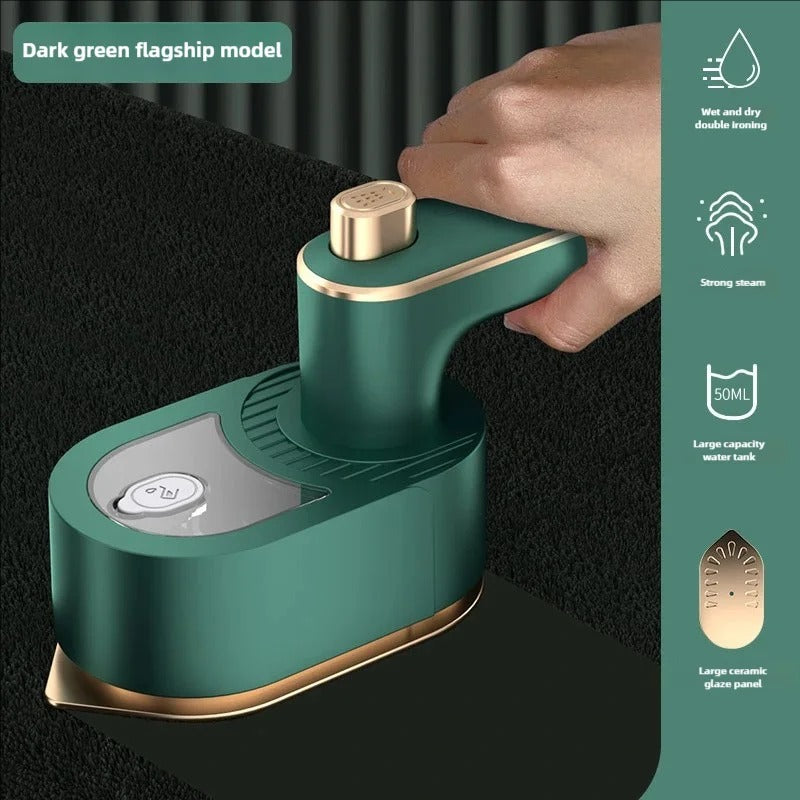 3-in-1 Mini Steam Iron – Compact Travel Garment Steamer